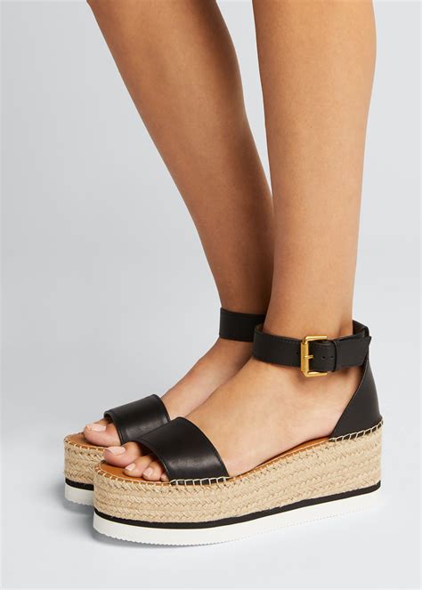 see by chloe glyn platform|See by Chloe Women's Glyn Flatform Espadrilles .